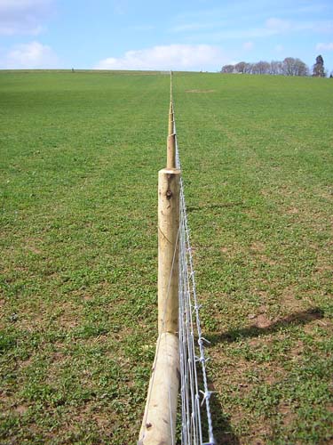 Hi_tensile stock proof fencing, as straight as a gun barrel...!