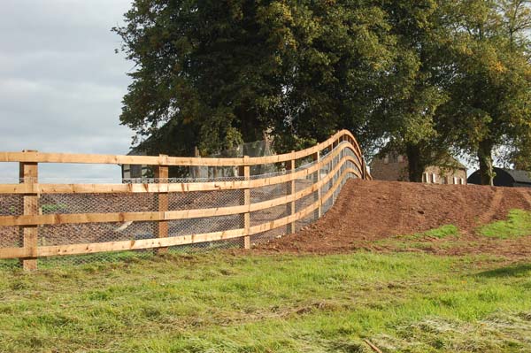 Sawn post & rail fencing. Also available treated in creosote.