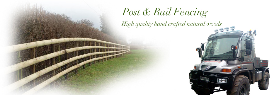 Post & Rail Wooden Fencing